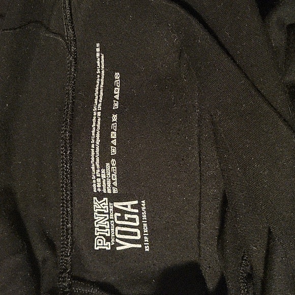 PINK Black Yoga Pants (Two) - Picture 5 of 5